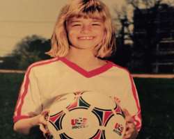 While growing up, she has played competitive soccer. Due to which, she traveled to many places to play tournaments in the East Coast for a continuous 